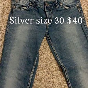 Silver jeans